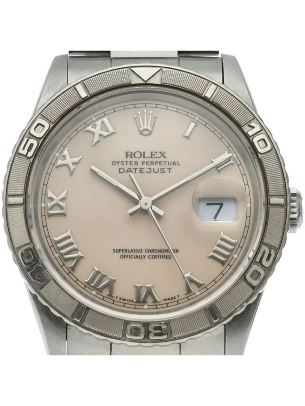 Rolex Datejust Watch Oyster Thunderbird SS